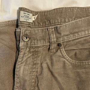 J. Crew Vintage Slim Straight Cords 36x34